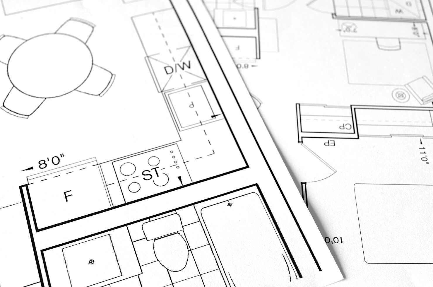 House Floor Plan on Paper